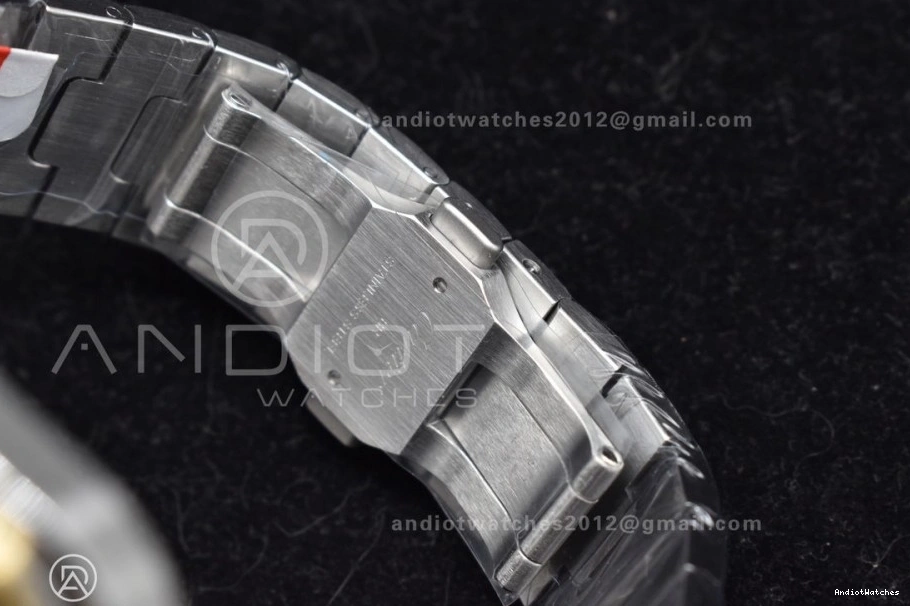 Dial 1:1 SmartLinks Contemporary 40mm White 1053 V Best on SS YG Bracelet MIYOTA 9015 BVF SS Edition Cartier YG Santos de 0122